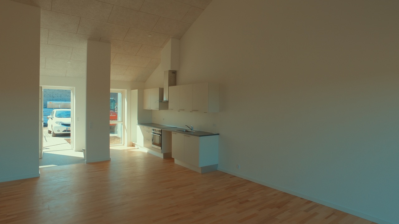 Køkken i type B-bolig på 85 m²