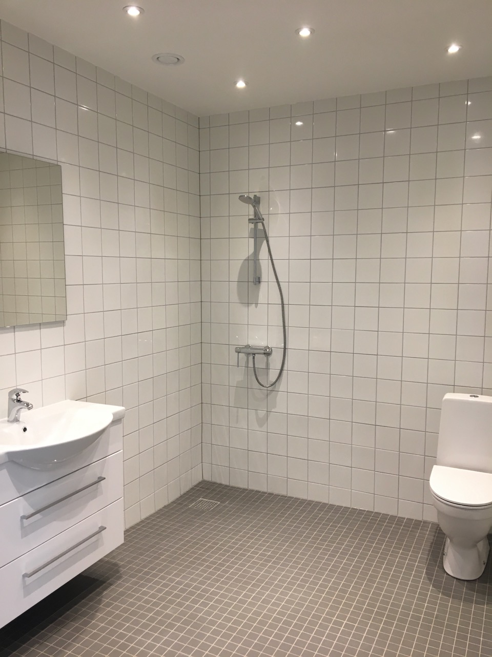 Badeværelse i type A-bolig på 105 m²